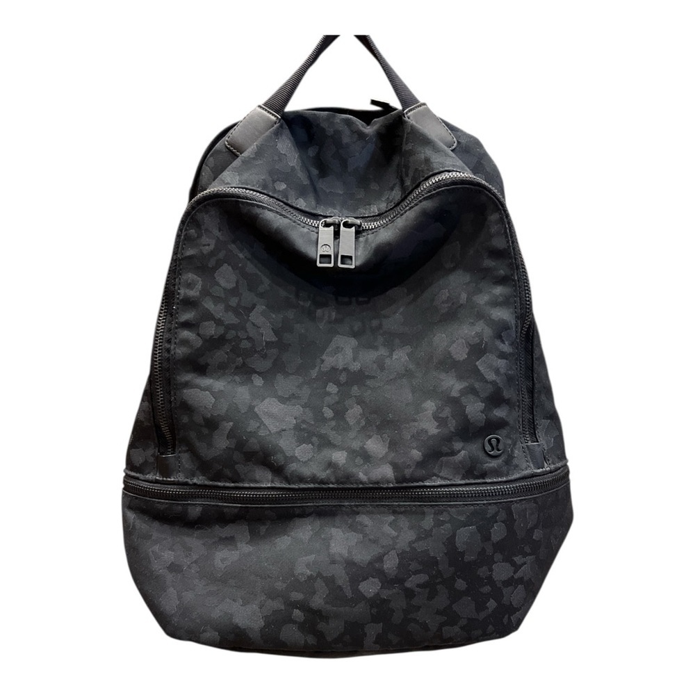LULULEMON City Adventurer Backpack 17L Jacquard Camo Obsidian Black - Picture 2 of 13